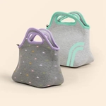 KLUTCH - HEATHERED JERSEY KNIT NEOPRENE LUNCH BAG
