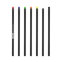 Wooden #2 pencil with black ferrule and colorful eraser.... from ASI 61125...