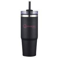 30 oz. vacuum sealed tumbler mug with powdered finish and color... from ASI...