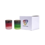 Set of Two 12 oz Silicone Rocks with Gift Box