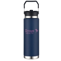 30 oz. vacuum sealed travel bottle with powdered finish, wide mouth... from...