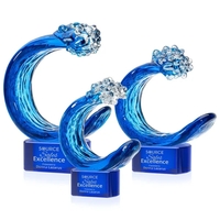 Celebrate achievement with the Oceana Art Glass Award, a breathtaking...