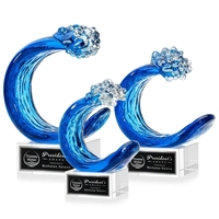 Celebrate achievement with the Oceana Art Glass Award, a breathtaking...