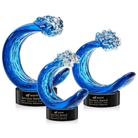 Celebrate achievement with the Oceana Art Glass Award, a breathtaking...