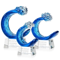 Celebrate achievement with the Oceana Art Glass Award, a breathtaking...