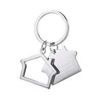 Double House Keychain