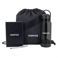 Gift set with a drawstring bag, 40 oz. water bottle, notebook... from ASI...