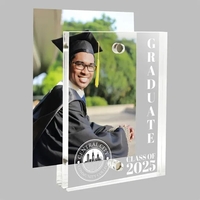 Custom Laser Etched Acrylic Block Frames