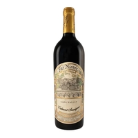 Etched Far Niente Cabernet Red Wine Bottle