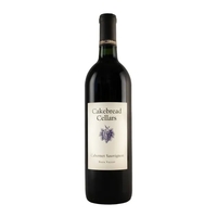 Etched Cakebread Cabernet Red Wine Bottle