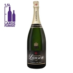1.5L Etched Lanson Le Black Label Brut Champagne Bottle