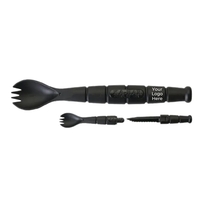 The Ka-Bar Spork is equipped with a fork/spoon combo and has... from ASI...