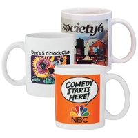 ON SALE! 11 oz. White Ceramic Mug w/Full Color Sublimation