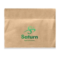 5" x 6.5" single ply unbleached paper dispenser napkins with 3/4... from ASI...