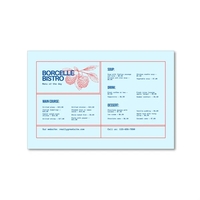 Colored Straight Edge Placemat