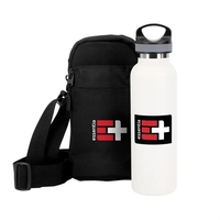 Gift set with a 20 oz. double wall, vacuum insulated bottle,... from ASI...