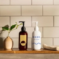 8 OZ WASH WITH PUMP CAP - DIRECT PRINT