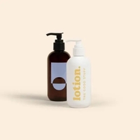 8 OZ HAND LOTION WITH PUMP CAP - DIRECT PRINT