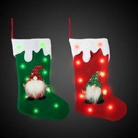 Christmas stocking with LED lights.... from ASI 42016 Brighter Promotions Inc...