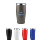 20 Oz. Sip Tek Powder Coated Tumbler with Clear Slide Lid 1C