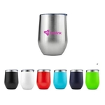 12 Oz. SipTek Powder Coated Vacuum Wine Tumbler 1C