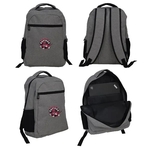 15.6 inch Laptop Backpack in Premium Melange Light Grey