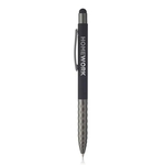 Geometric Aluminum Ball Point Pen with Stylus