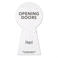 Seed Paper Shape Card, Keyhole... from ASI 40646 Bloomin Promotions /...