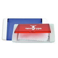 Microfiber cleaning cloth great for eyeglasses and device screens... from ASI...