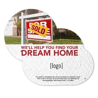 Seed Paper Shape Card, Cloud.... from ASI 40646 Bloomin Promotions / Bloomin'...