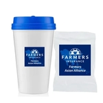 Tumbler with Branded Coffee Pack