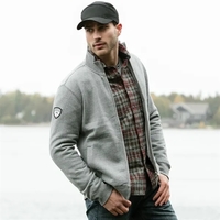 Men's full zip jacket made of cotton and polyester sueded washed... from ASI...