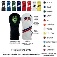 11 1/2" x 5 1/2" driver head cover with imprint options.... from ASI 57653...