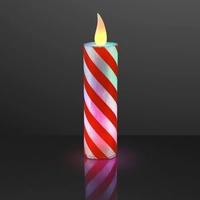 Candy Cane LED Christmas Candle; Blank Pricing Only... from ASI 34194...