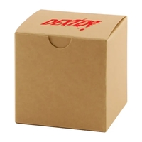 Natural Kraft Fold-up Gift Boxes fold flat for easy storage; assemble... from...