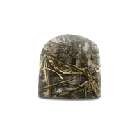 Camo microfleece beanie with lightweight warmth, quick-drying polyester, and...