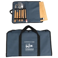 5-piece BBQ Set with Cutting Board & Carrying Case... from ASI 36730 Ariel...