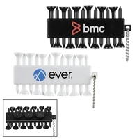 12 pack plastic golf tees and 3 ball markers... from ASI 57655 STOPNGO Line