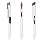 Plantagenet-1706 Promotional White Barrel Pens