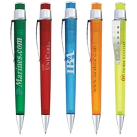 These retractable ballpoint pens catch the eye with their frosted...