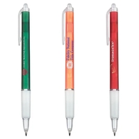 Click action pen with white rubber grip.... from ASI 68190 Lungsal / Lungsal