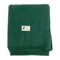 100% polyester, anti-pill fleece blanket measures 50" x 60", finished with......
