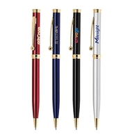 Twist action brass ballpoint pen.... from ASI 31517 Admart Products / Admart...