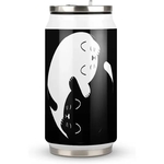 Full Color 16 oz. Can Shaped Tumbler With Flip Top Straw