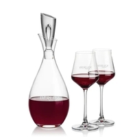 Stunning Lead Free Crystal Decanter complete with 2 or 4 Bretton... from ASI...
