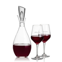 Stunning Lead Free Crystal Decanter complete with 2 or 4 Germain... from ASI...