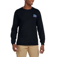 Gildan Long-sleeve T-shirt made of 6.1 100% pre-shrunk Ultra Cotton in......