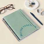 JOURNAL - 9.25 x 6.75 - TAPE - BLACK AND WHITE GUTS - Y