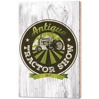 Rectangle shaped wood sign measuring 15" x 24" with quality graphics... from...