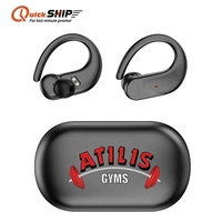 Hendrix Waterproof Earhook TWS Earbuds showcases comfortable earhook design...